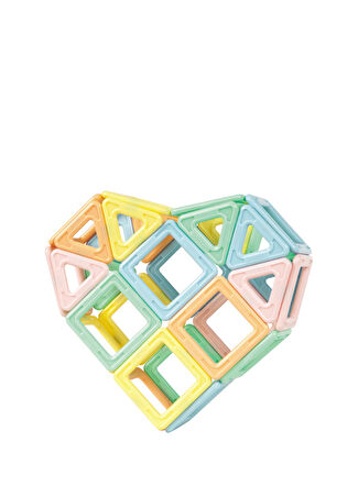 Magformers Çocuk My First Pastel Mıknatıslı 30 Parça Yapı Oyuncak Seti -1