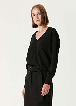 Dries Van Noten Kadın Siyah Merino Triko S