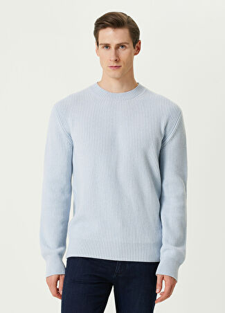 Zegna Erkek Kaşmir Triko Mavi 52 It