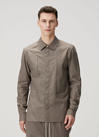 Rick Owens Erkek Bej Gömlek 48 It