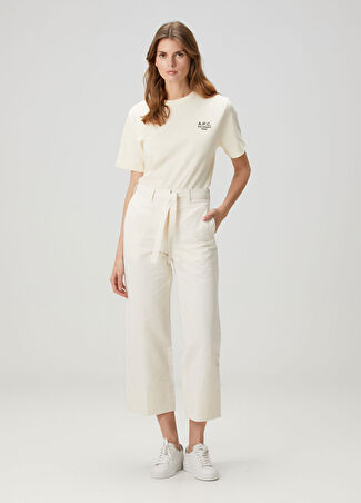 A.p.c.  Kadın Beli Kuşaklı Pantolon Bej 34 It