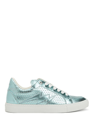 Zadig&voltaire Kadın Silver Yıldız Desenli Deri Sneaker Gri 37