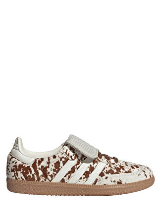 Adidas Erkek Samba Desenli Deri Sneaker Gri 43 1/3