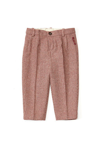 Gucci Erkek Bebek Bordo Desenli Yün Pantolon 36 Ay