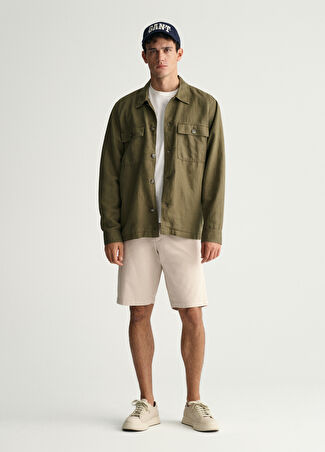 Gant Erkek Krem Relaxed Fit Şort 40 -1
