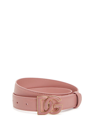 Dolce&gabbana Kadın Pembe Deri Kemer 85 -1