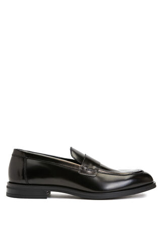 Stuart Weitzman Erkek Siyah Deri Loafer 9.5 Uk -1