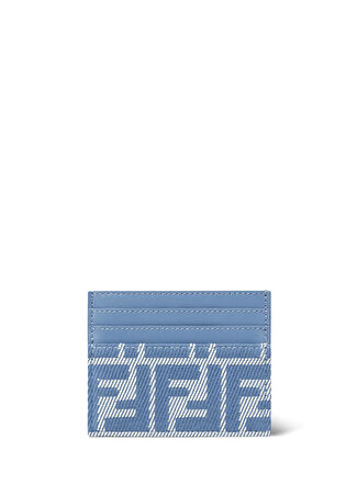 Fendi Kadın Mavi Logo Desenli Kartlık -1