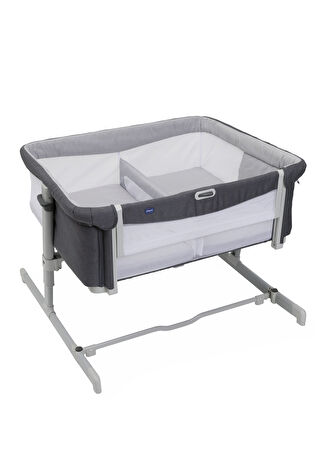 Chicco Bebek Next2me Twins Co-sleep Crib Magnet Gri İkiz Anne Yanı Beşik -1