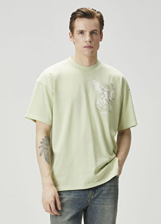 Represent Erkek Yeşil Baskılı T-Shirt Xs