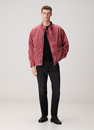 Marant Erkek Jack Siyah Logo Jakarlı Jean Pantolon 31 Us
