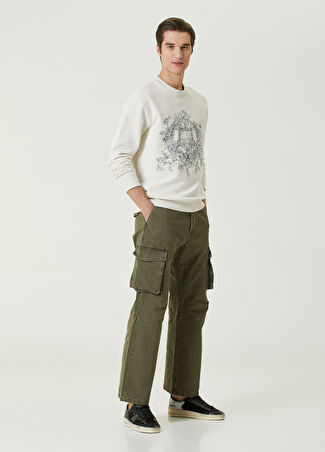 Golden Goose Erkek Haki Kargo Pantolon 48 It