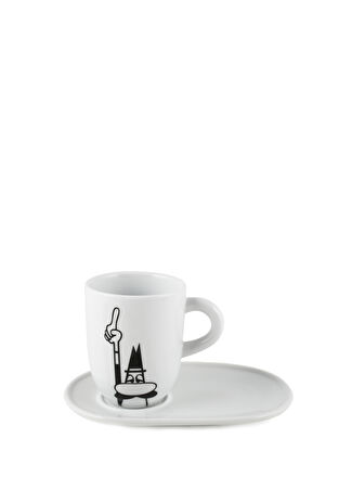 Bialetti Omino Con Piattino Porselen Kahve Fincanı Çok Renkli -1