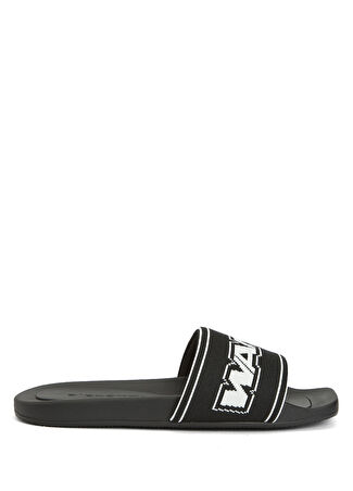 Alexander Wang Kadın Webbing Siyah Logo Detaylı Terlik 36