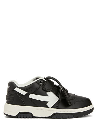 Off-white Erkek Çocuk Siyah Beyaz Deri Sneaker 25