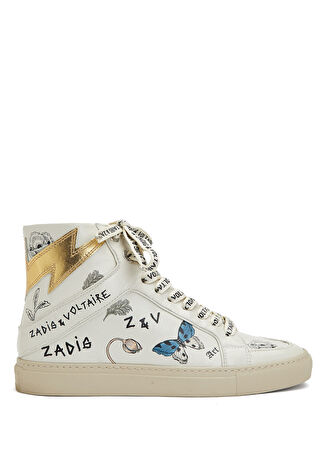 Zadig&voltaire Kadın Beyaz Deri Sneaker 36