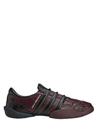 Y-3 Erkek Regu 2002 Bordo Deri Sneaker 43 1/3
