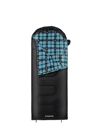 Kingcamp Cloud Black 300 Ultra Tek Kişilik Uyku Tulumu Siyah -1