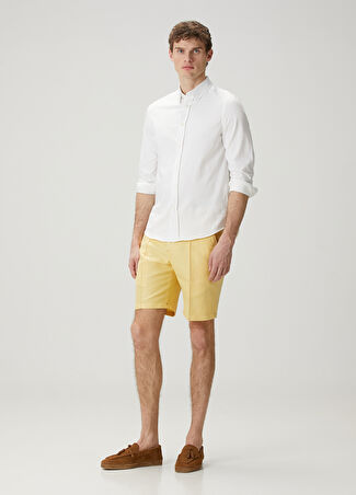 Isaia Erkek Bermuda Sarı 50 It -1