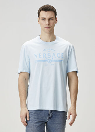 Versace Erkek Mavi T-Shirt S