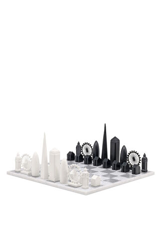 Skyline Chess Londra Akrilik Satranç Takımı -1
