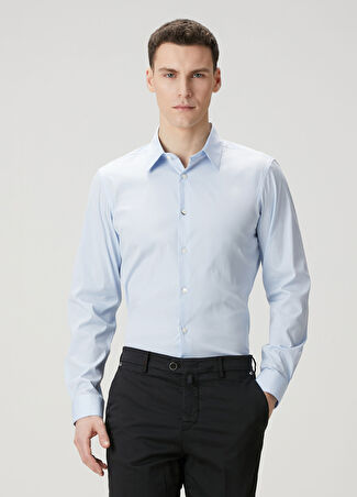 Theory Erkek Tailored Fit Sylvain Gömlek Mavi S