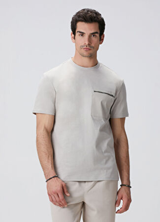 Network Erkek N-tech T-Shirt Gri Xs