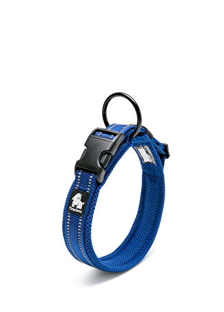 Love Mesh Yumuşak Süngerli Lacivert Köpek Boyun Tasması M -1