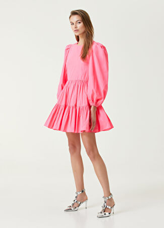 Valentino Kadın Pembe Mini Elbise 40 It