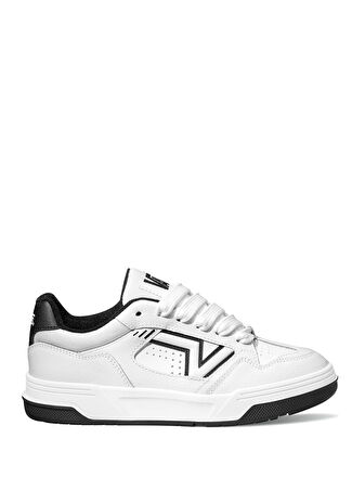 Vans Erkek Upland Siyah Beyaz Deri Sneaker 42.5 -1