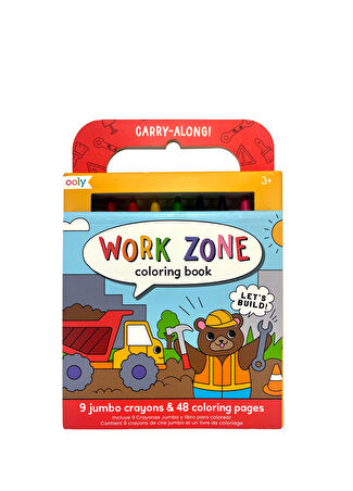 Ooly Carry Along Work Zone Boyama Seti Çok Renkli -1