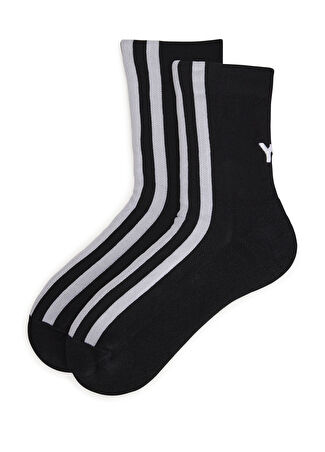 Y-3 Erkek Siyah Logolu Çorap S