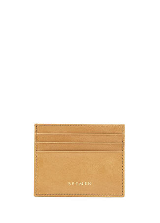 Beymen Kadın Classic Camel Deri Kartlık Kahverengi