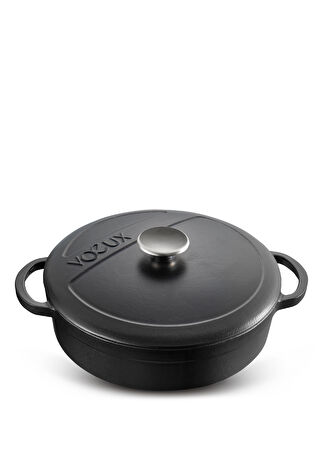 Voeux Kitchenware Elegance Sığ Döküm Cere 28 Cm Siyah -1