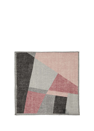 Beymen Collection Collection Erkek Pembe Gri Keten Poşet Mendil