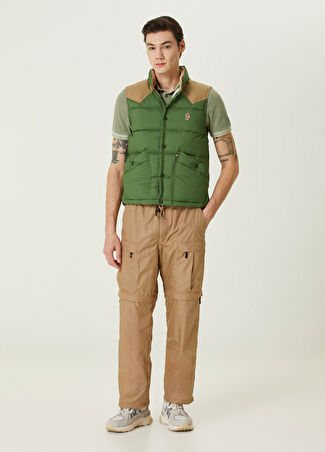 Moncler Grenoble Erkek Bej Ayarlanabilir Kargo Pantolon M