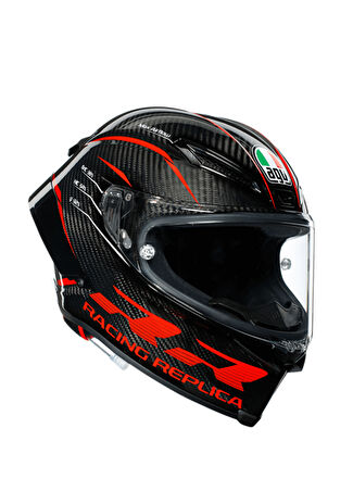 Agv Pista Gp Rr Performance Carbon Red Kapalı Kask S - 1
