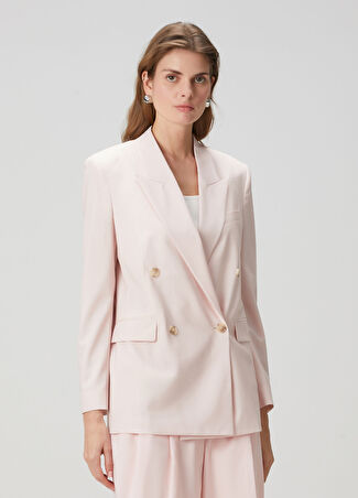 Boss Kadın Jaleto Yün Ceket Pembe 36