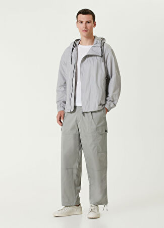 Emporio Armani Erkek Gri Kargo Pantolon 48 It