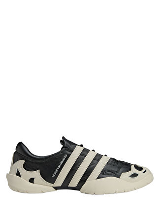 Y-3 Erkek Regu 2002 Siyah Deri Sneaker 43 1/3
