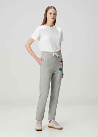 Zadig&voltaire Kadın Gri Grafik Baskılı Eşofman Altı Xs