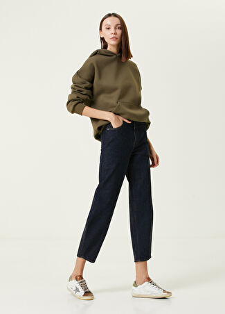 Mons Bons Mb Scott Oversize Haki Kadın Hoodie M -1