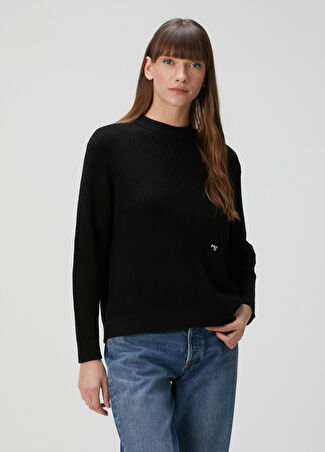 Hommegirls Kadın Siyah Triko Xs