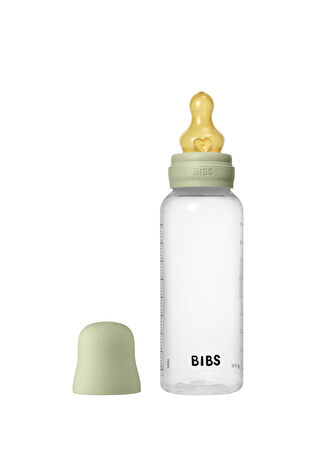 Bibs Bebek Baby Pp Bottle Sage Yeşil 6+ Ay Kauçuk Uçlu Biberon 270 Ml -1