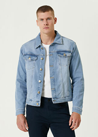 Network Erkek Buz Mavisi Denim Mont Gri Xs