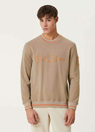 Pal Zileri Erkek Açık Kahverengi Sweatshirt 50 It