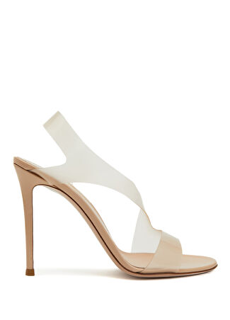 Gianvito Rossi Kadın Metropolis Nude Topuklu Sandalet Pembe 39 -1