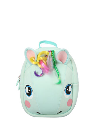 Supercute Çocuk Unicorn Sırt Çantası Yeşil -1