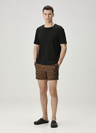 Tom Ford Erkek Wild Leopar Desenli Mayo Kahverengi 50 It -1