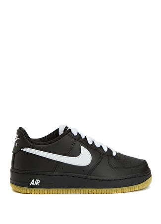 Nike Çocuk Air Force 1 Lv8 3 Siyah Deri Sneaker 36